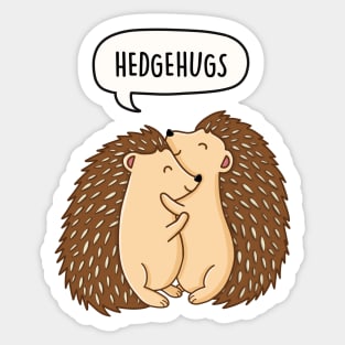 Hedgehugs Sticker